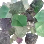 Fluorine Octaèdre Pierre Brute