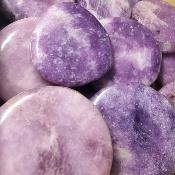 Lepidolite Pierre Plate