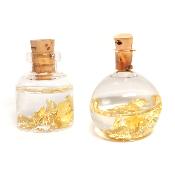 Flacon avec Feuilles d'Or