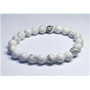 Howlite Bracelet Boule