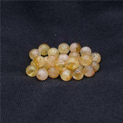 Citrine Chauffée Perles