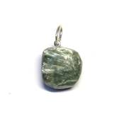 Seraphinite Pendentif Pierre Roulée