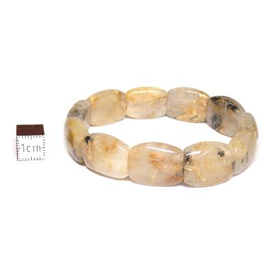 Cristal Rutile Bracelet Carré 05916