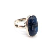 Cyanite Bleue Bague en Argent 14745 / Taille réglable