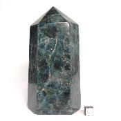 Apatite Bleue Pointe Unique Polie 15702