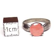 Rhodochrosite Bague en Argent 2389