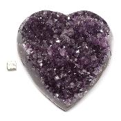 Améthyste d'Uruguay Coeur 2561