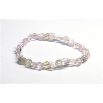 Kunzite Rose Bracelet Mini Roulé Qualité Extra