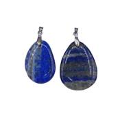Lapis-Lazuli d'Afghanistan Pendentif Pierre Plate