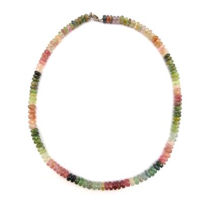 Tourmaline Multicolore Collier 04159