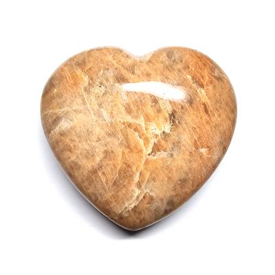 Pierre de Lune Orangée Coeur 04481