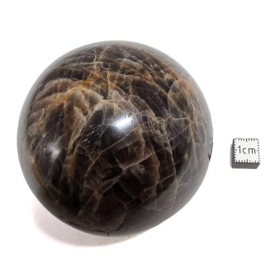 Pierre de Lune Noire Boule 04542