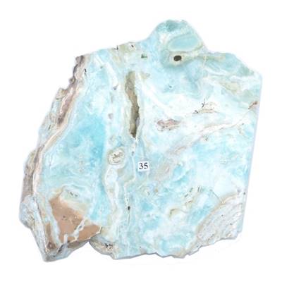 Aragonite Bleue Plaque 07997