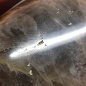 Pierre de lune noire coeur 15474