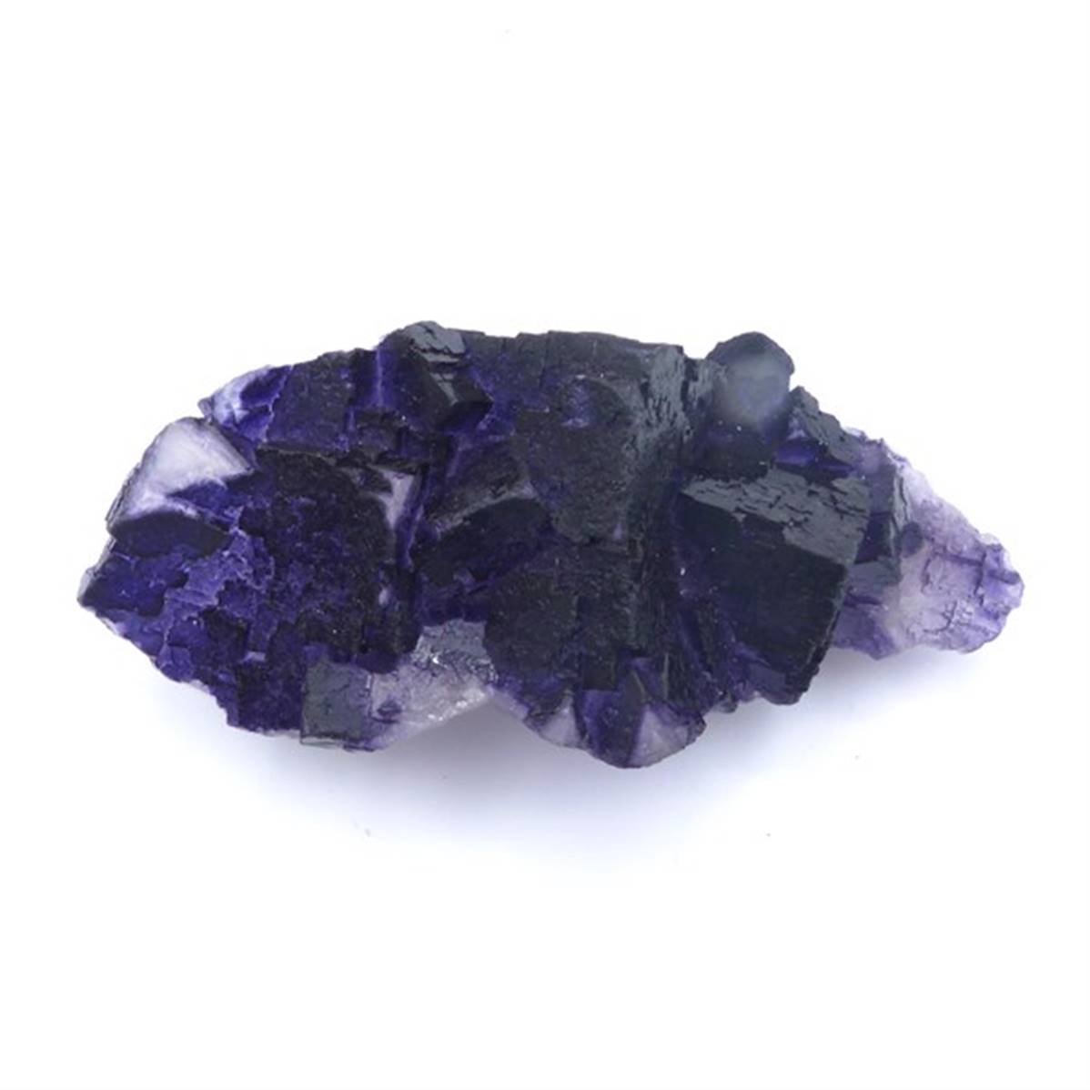 Broche Vintage En Pierre Fluorine Violette - Pièce Unique, Occasion
