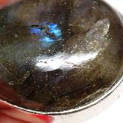 Labradorite Pendentif avec Monture en Argent 2213