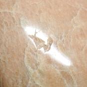 Pierre de lune Orange coeur 2254