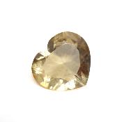 Citrine Naturelle Pierre Taillée en coeur 2533