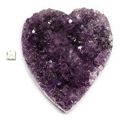 Améthyste d'Uruguay Coeur 2569