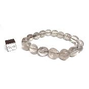 Cristal Fumé Bracelet Roulé