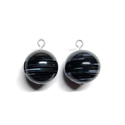 Onyx Noire Pendentif Boule