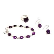 Améthyste du Brésil Parure