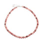 Thulite Collier Boule