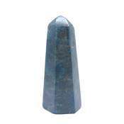 Apatite Bleue Pointe Unique Polie 18700