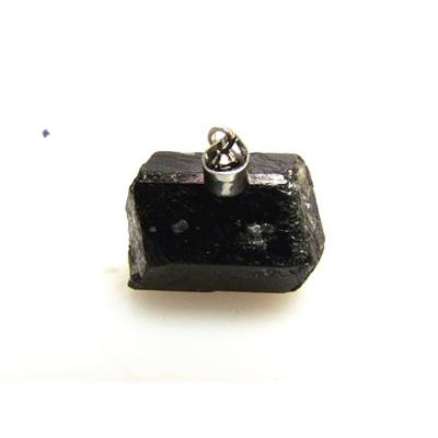 Tourmaline Noire Pendentif Pierre Brute