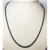 Diamant Noir Collier 03533