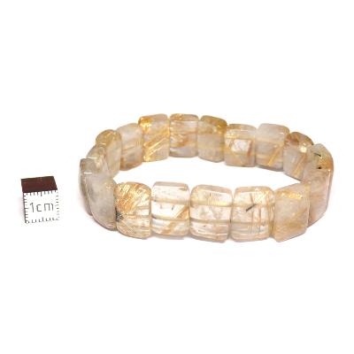 Cristal Rutile Bracelet Carré 05918