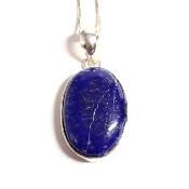 Lapis Lazuli Pendentif avec Monture en Argent 15060