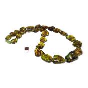 Ambre Verte - Collier Roulé Choix n°5 