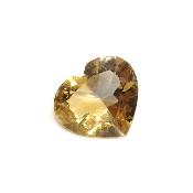 Citrine Naturelle Pierre Taillée en coeur 2531