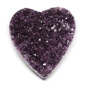 Améthyste d'Uruguay Coeur 2570