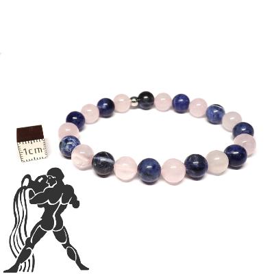 Signe Astrologie du Verseau Bracelet Boule 