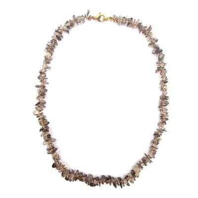 Cristal Fumé Collier Baroque