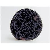 Obsidienne Flocon de Neige Mini Pierre Plate