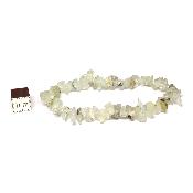 Préhnite Inclusions Epidote Bracelet Baroque