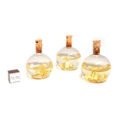 Flacon avec Feuilles d'Or