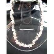 Quartz Rose Collier Baroque