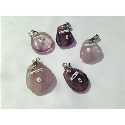 Auralite-23 Mini Pendentif Pierre plate