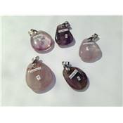 Auralite-23 Mini Pendentif Pierre plate