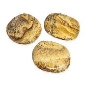 Jaspe Paysage Pierre Plate