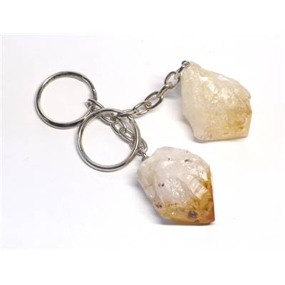 Citrine Chauffée (Améthyste Chauffée) Porte Clés