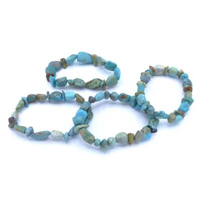 Turquoise de Chine Bracelet Roulé