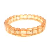 Citrine Chauffée (Améthyste Chauffée) Bracelet Carré 04785