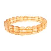 Citrine Chauffée (Améthyste Chauffée) Bracelet Carré 04786