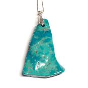 Turquoise de Chine pendentif Plaque 04919