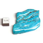 Turquoise de Chine Plaque 04923